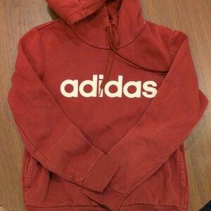 Adidas Women's Sweatshirt in Maroon